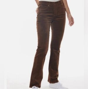 OAT HIGH-RISE BOOT Brown Corduroy JEAN PANT SZ.28